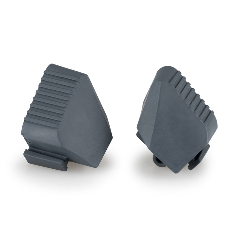 PUIG RUBBER ENDS BY PAIR FR.SLIDERS PRO C/SILVER 5533P