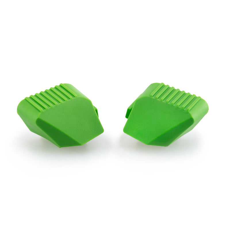 PUIG RUBBER ENDS BY PAIR FR.SLIDERS PRO C/GREEN 5533V