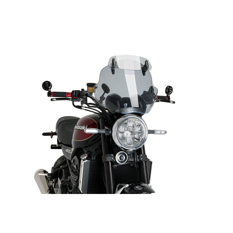PUIG TREND W/VISOR WSCREEN UNIVERSAL L.SMOKE 5920H