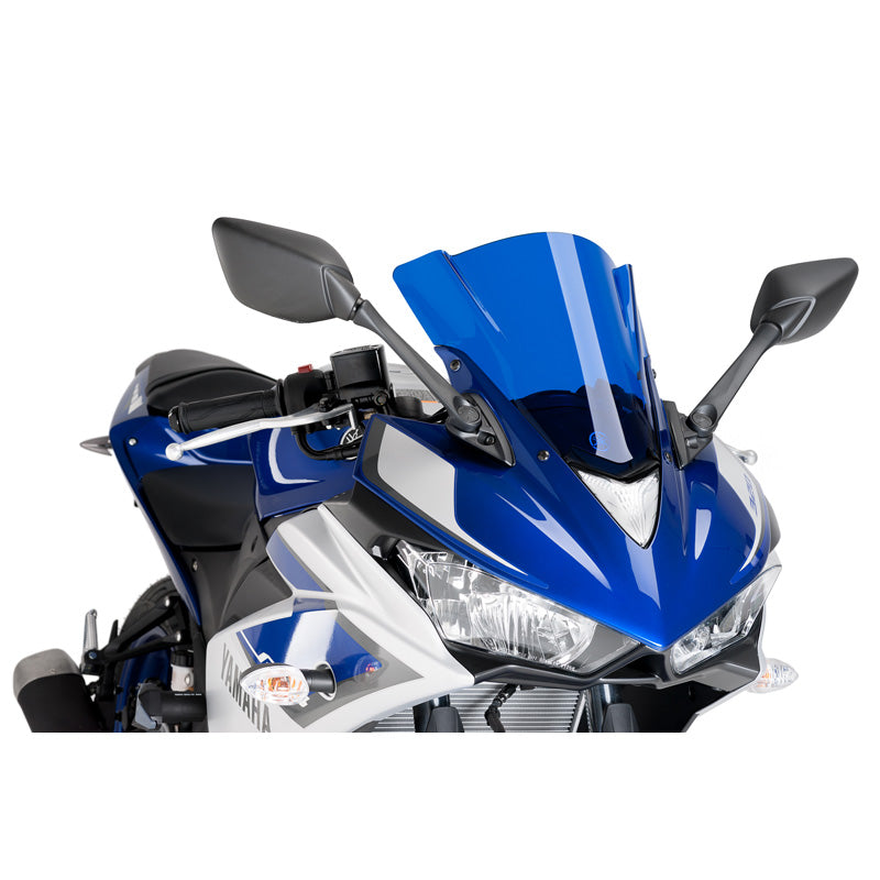 PUIG RACING WSCREEN YAM R3 (2015) BLUE 7649A