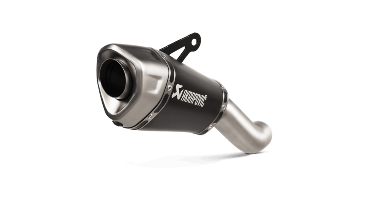 AKRAPOVIC Z H2 20-23 BLK TITANIUM SLIP-ON S-K10SO29-ASZTBL