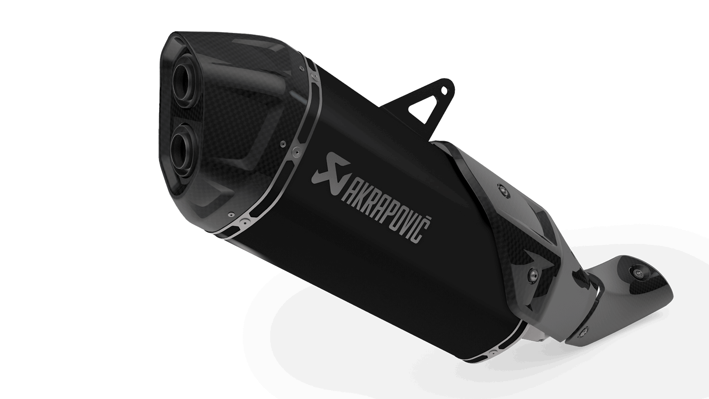 AKRAPOVIC CRF1100L 2024 TITANIUM SLIP-ON BLACK S-H11SO4-HAFT