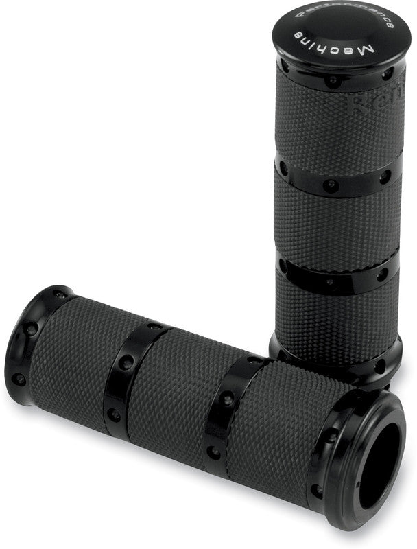 PERFORMANCE MACHINE 81-17 MODELS XL CONTOUR GRIPS BLACK 0063-2010-B