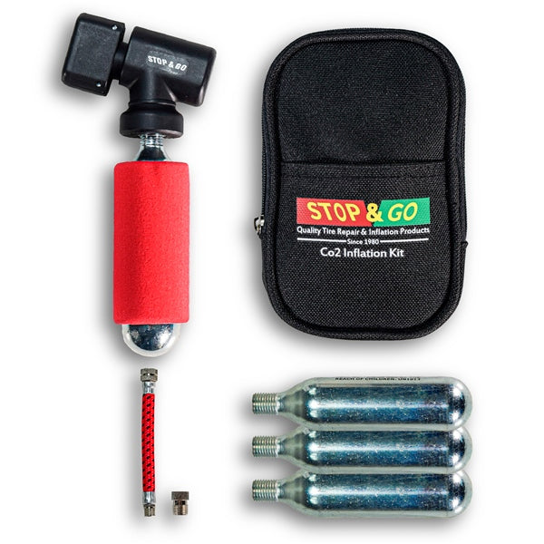 STOP & GO TIRE INFLATION KIT W/4 CO2 CARTRIDGE 1090A