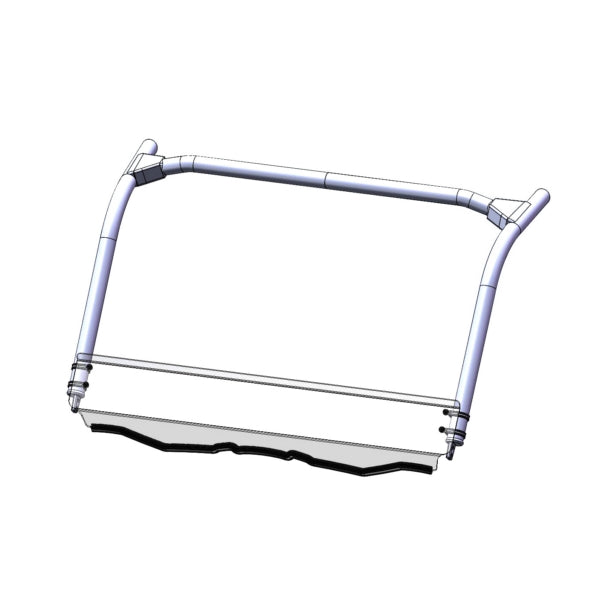 DIRECTION 2 WINDSHIELD SHORT FIXED GP FT YAM WOLVWS1102GP