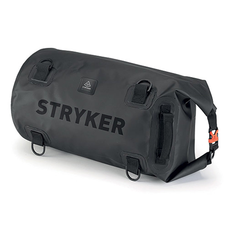 KAPPA ST102W STRYKER 30L WATERPROOF BLACK CYLINDER BAG ST102W
