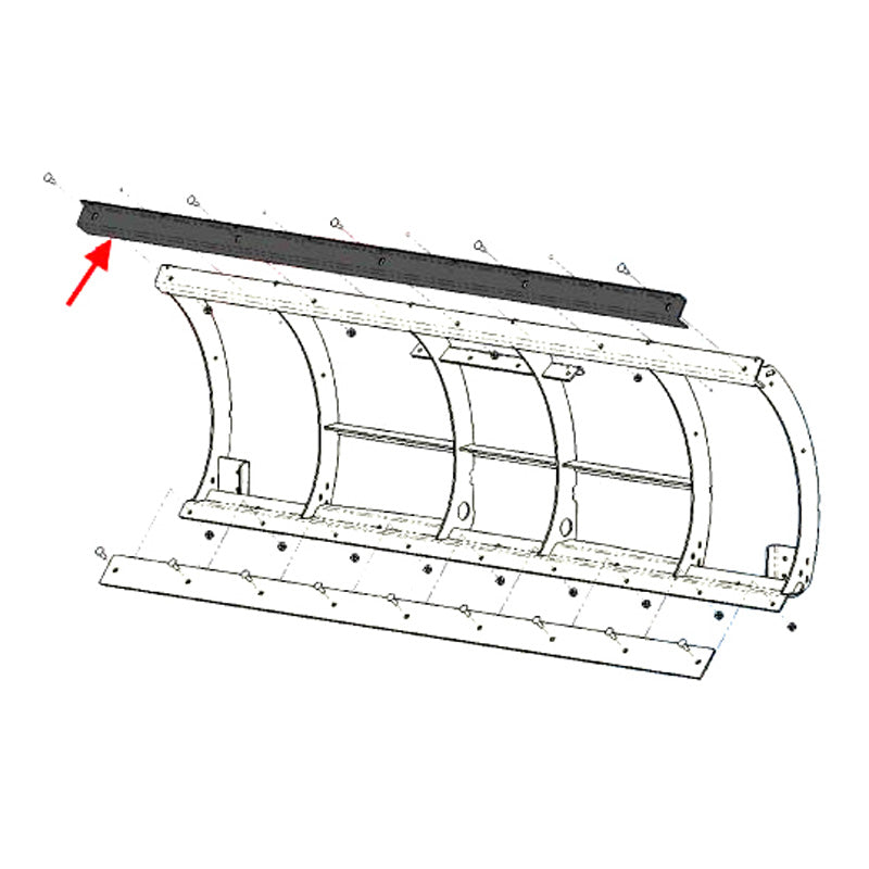 KFI HOLD DOWN BRACKET - 66'' PRO-POLY 105224-R