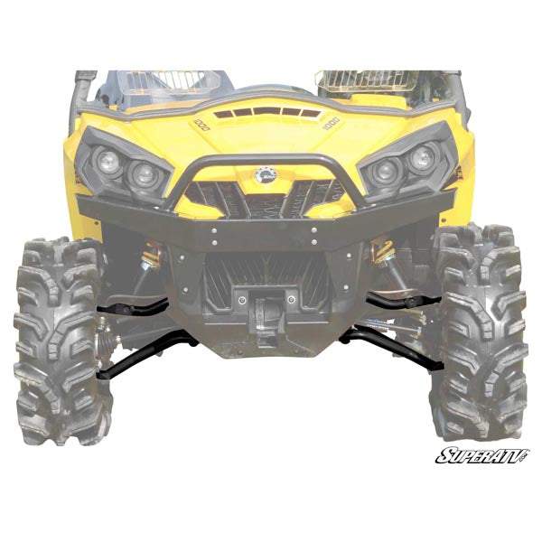 SUPERATV HIGH CLEARANCE 1.5" FORWARD OFFSET A-ARMS W/ KELLER PER. JOINTS CAN-AM AA-CA-COM-HC-002BK02