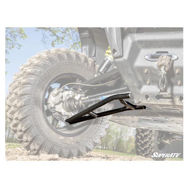 SUPERATV HIGH-CLEARANCE 2" FORWARD OFFSET A-ARMS W/ KELLER PER. BALL JOINTS CAN-AM AA-CA-DEFXMR-OHCBK02