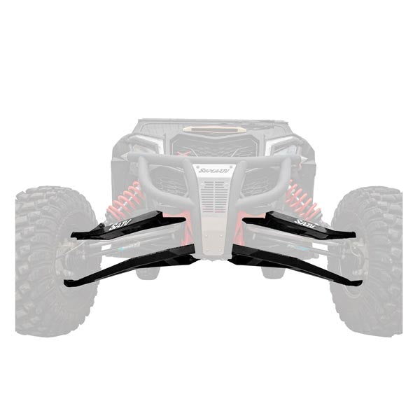 SUPERATV SIDEWINDER A-ARMS - BLACK W/ HEAVY-DUTY BALL JOINTS CAN-AM AA-CA-X3XRS-1.5-BH02