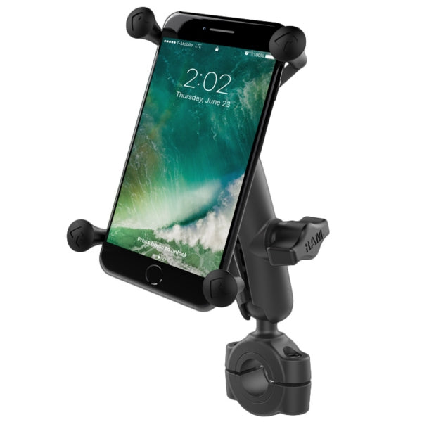 RAM MOUNTS MOUNT X-GRIP HANDLEBAR L CELL 3/4"-1" RAM-B-408-75-1-UN10U