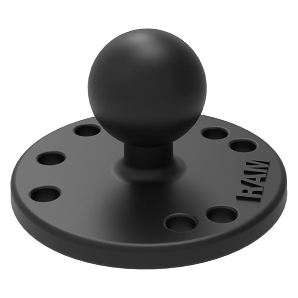 RAM MOUNTS ROUND PLATE 2-7/16" W/BALL RAMMOUNT RAM-B-202U