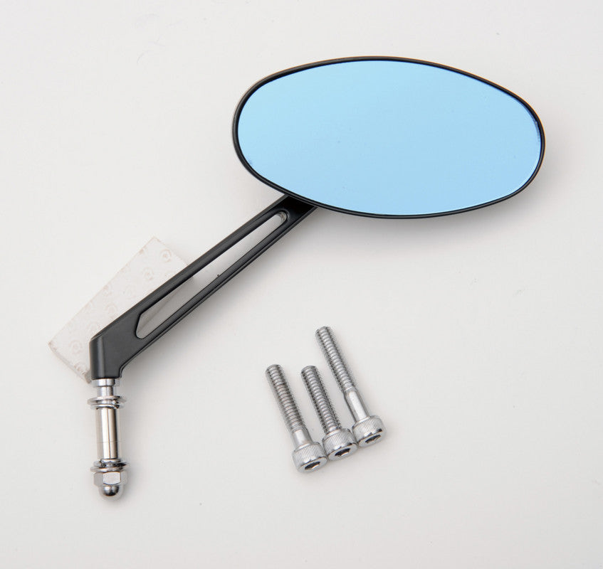 DRAG SPECIALTIES STEALTH II BLUE SAPP MIRROR BLACK (EA) 0640-0288