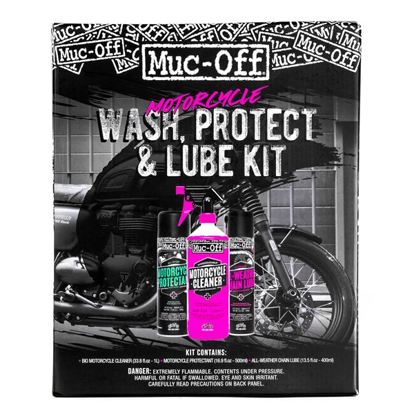MUC-OFF WASH & PROTECT & LUBE KIT MUC-OFF 20095US