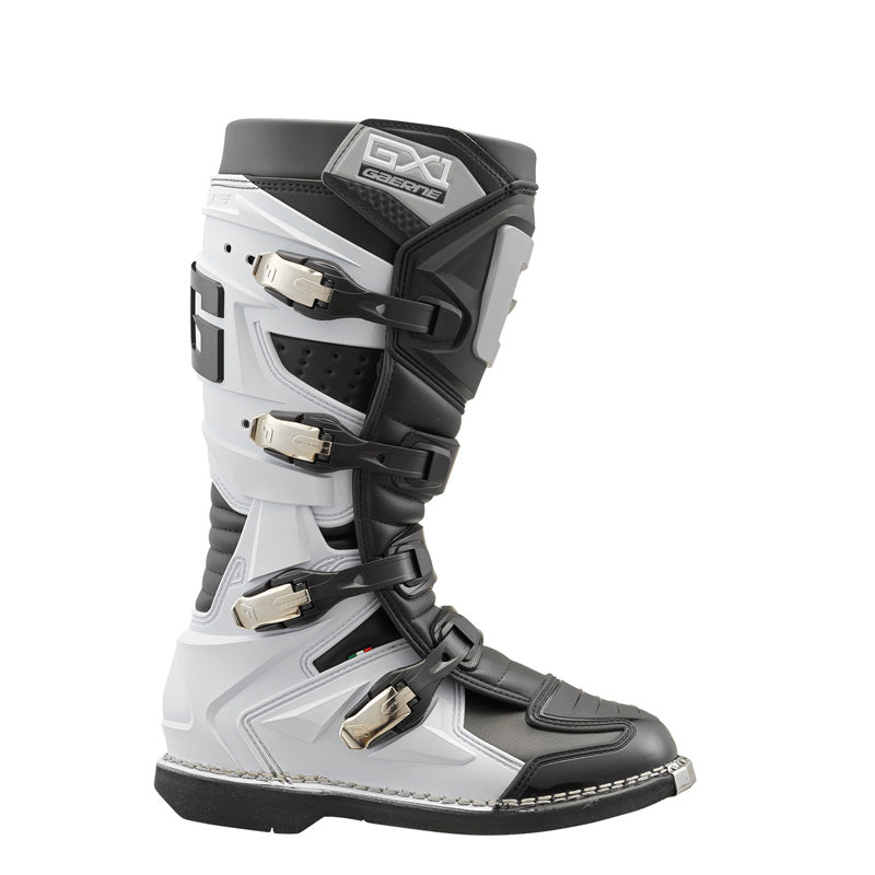GAERNE GX-1 MX BOOTS - BLACK/WHITE/GREY (44) 2192-031-44