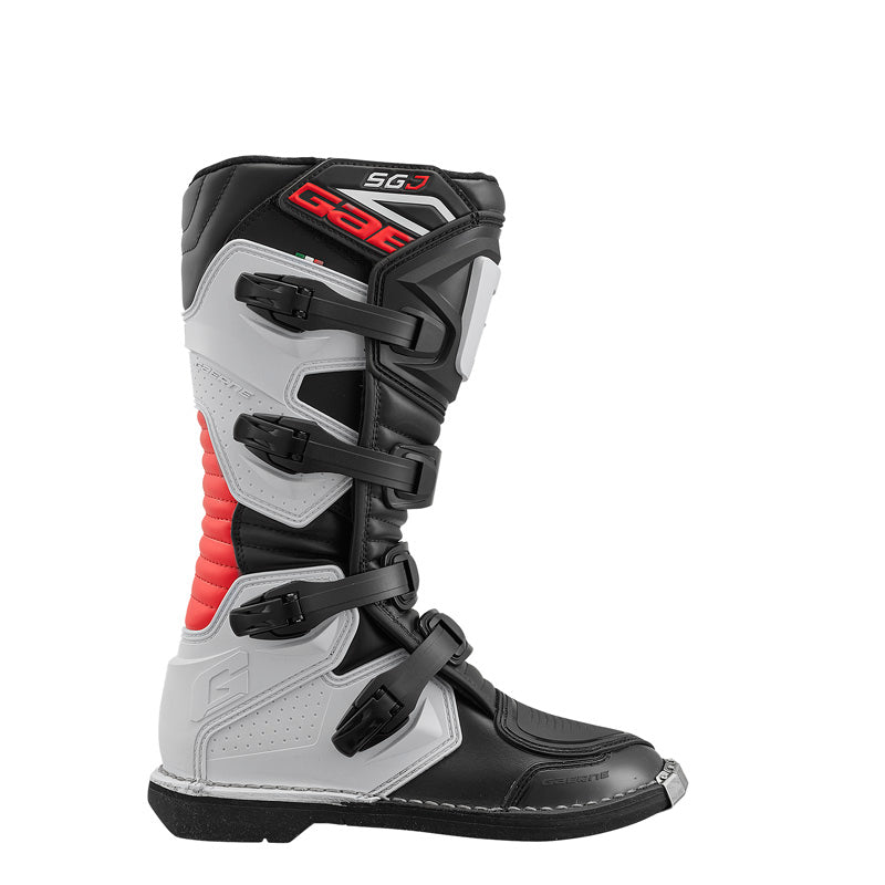 GAERNE SG-J JUNIOR MX BOOTS - BLACK/WHITE/RED (36) 2199-005-36