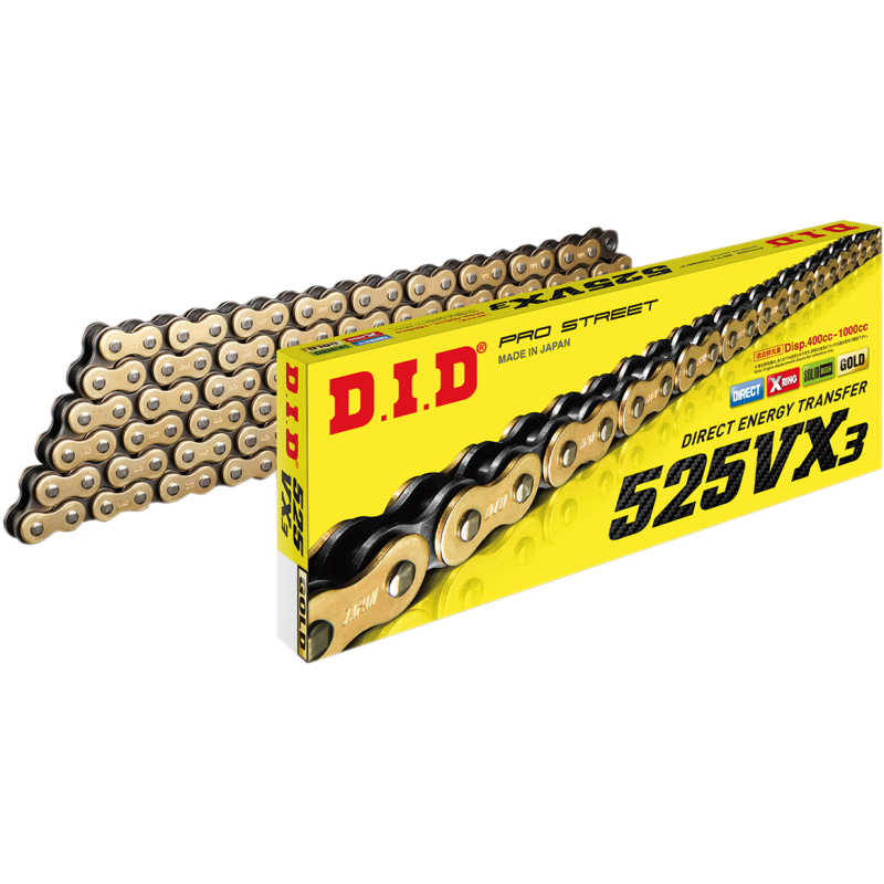 DID 525VX3 X 130 G DID CHAIN 525VX3GX130ZB