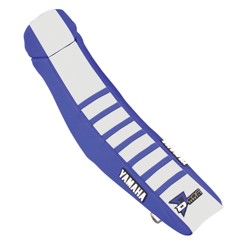 D'COR VISUALS SEAT COVER BLU/WHT BLU YAM YZ 125/250 (22-25) 30-50-146