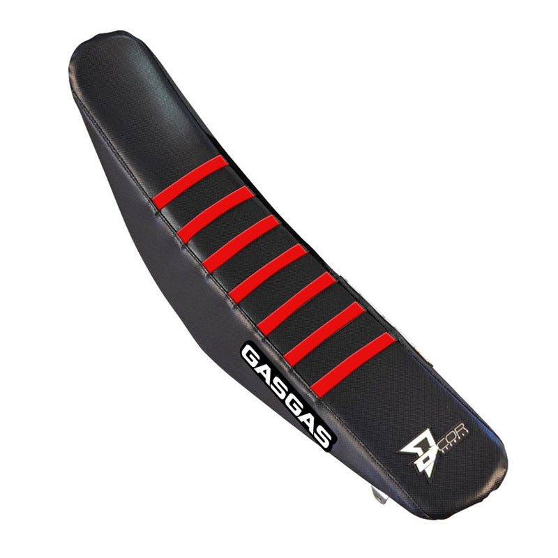 D'COR VISUALS SEAT COVER BLK / RED GASGAS MC 125-450(21-23) 30-65-005