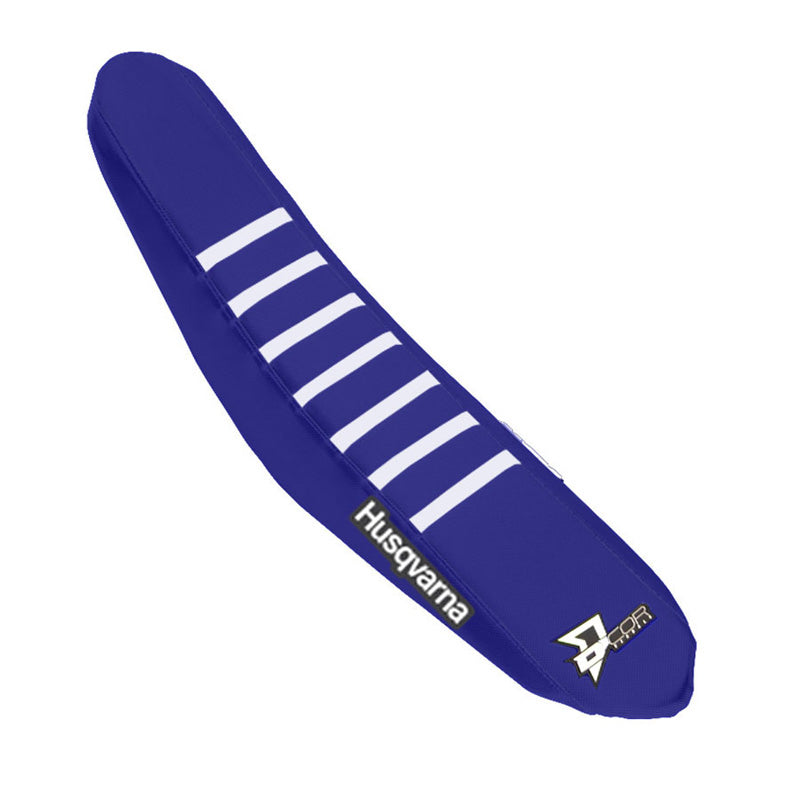D'COR VISUALS SEAT COVER NAVY BLU/WHT HUSQ TC/FC125-450(19-22) 30-70-419