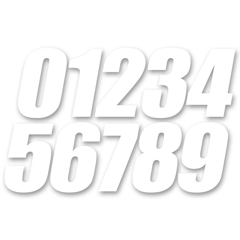 D'COR VISUALS NUMBER PACK 4NUMBER 0 WHITE 45-14-0