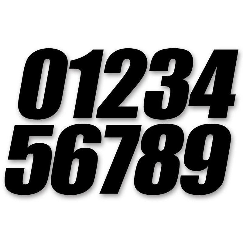 D'COR VISUALS NUMBER PACK 4NUMBER 0 BLACK 45-24-0