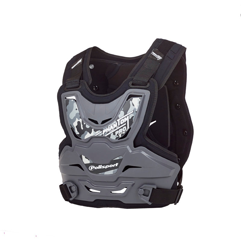 POLISPORT CHEST PROT PHANTOM PRO GREY 8003900001