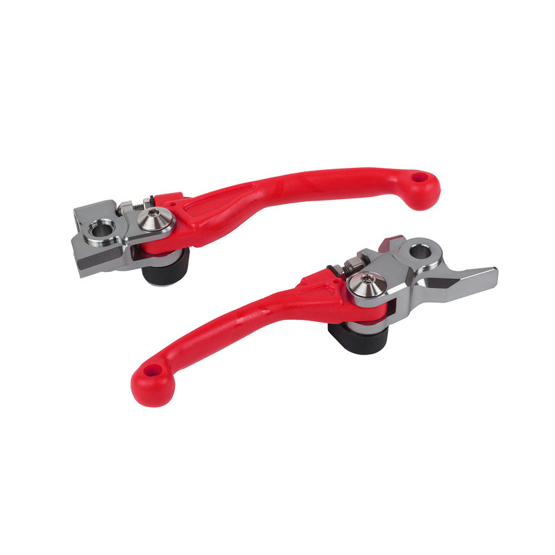 POLISPORT RED PIVOT LEVER SET CR125R/250R 04-07 RD 8487200053