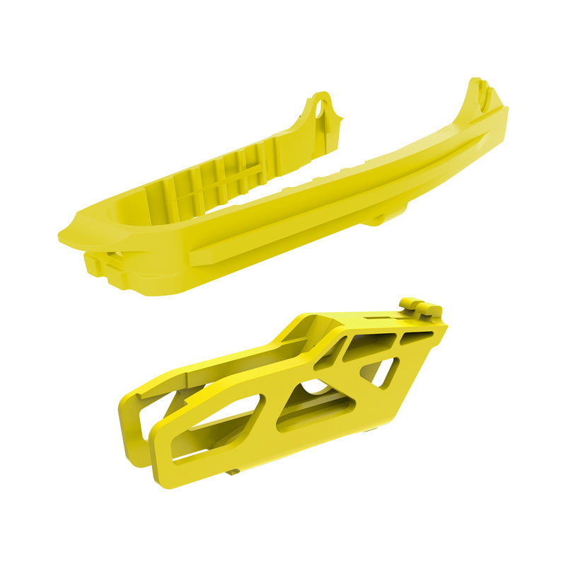 POLISPORT CHAIN GUIDE/SLIDER KIT RMZ450 18-19 YELLOW RM01 90796