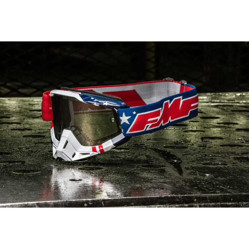 FMF FMF POWERBOMB GOGGLE US OF A - CLEAR LENS F-50036-00006