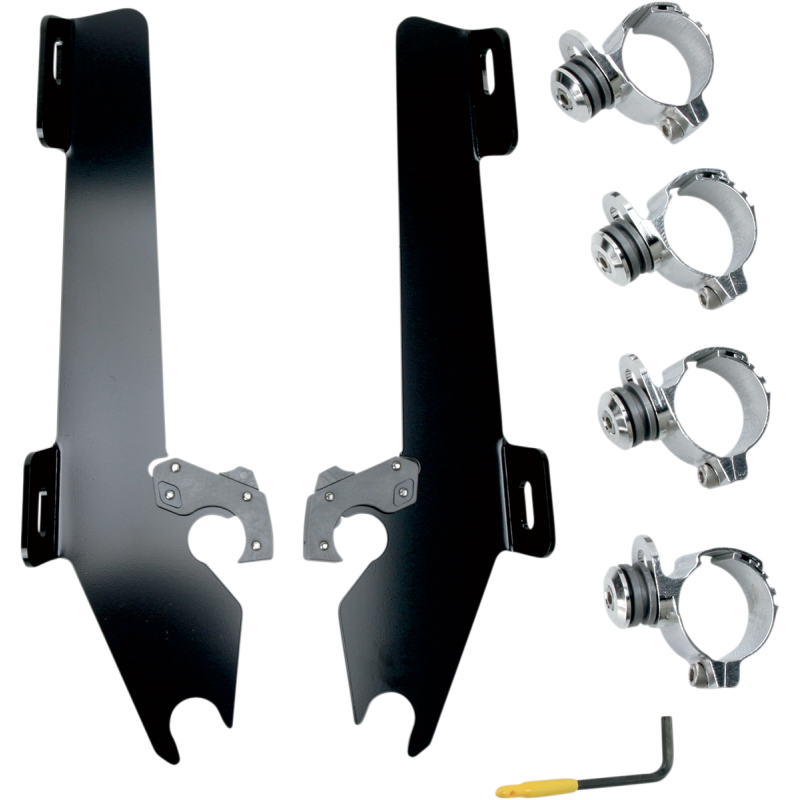 MEMPHIS SHADES METRIC VT1300CR/CS B/W MOUNT KIT BLK MEK1946