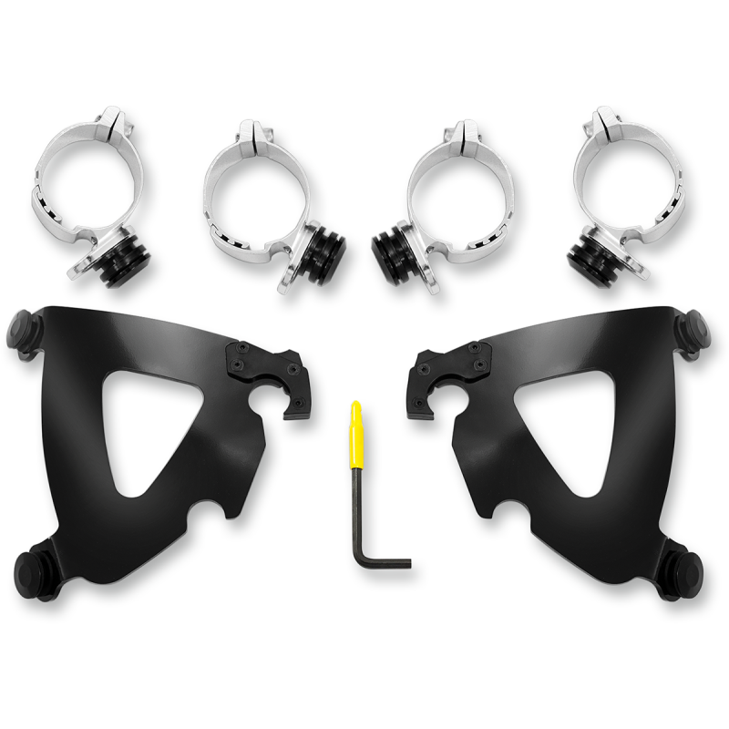 MEMPHIS SHADES HD MOUNT KIT RD WARR FXD BLK MEB2028