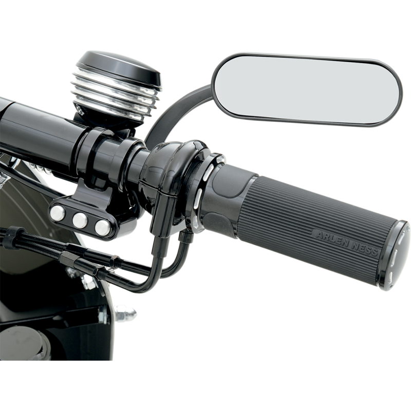 ARLEN NESS BLACK MINI OVAL MIRROR RIGHT (EA) 13-413