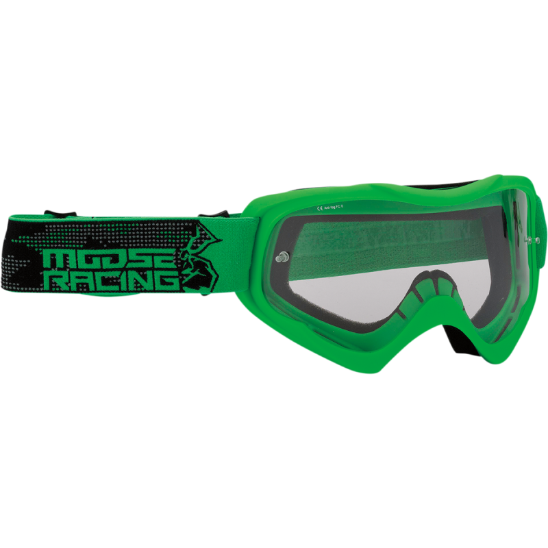 MOOSE RACING SOFTGOODS GOGGL QUALFR AGROID GREEN 2601-2655