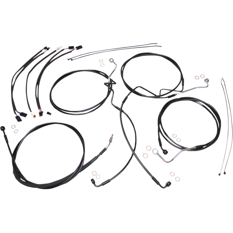 MAGNUM CONTROL CABLE KIT - XR - BLACK 486411