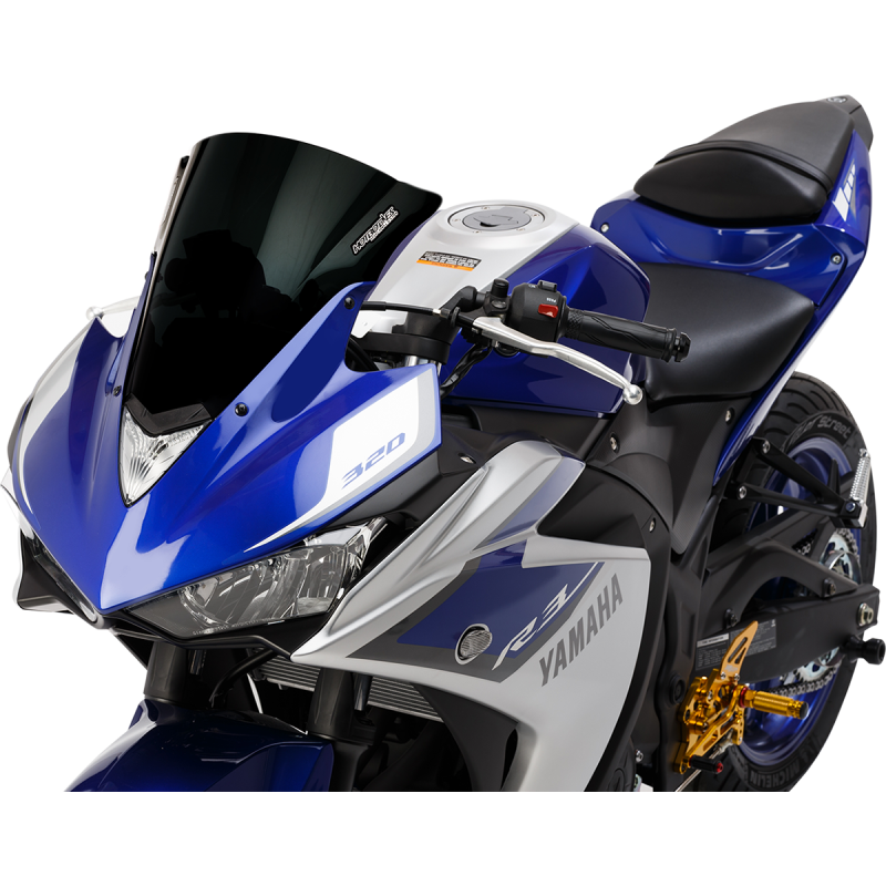 HOT BODIES WINDSCREEN GP YZF-R3 SOLID BLACK 81502-1603