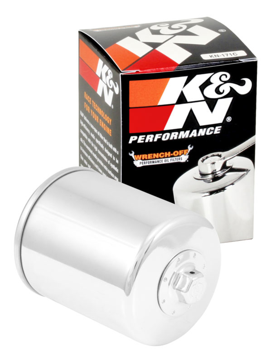 K&N K&N OIL FILTER 63731-99 CHROME KN-171C