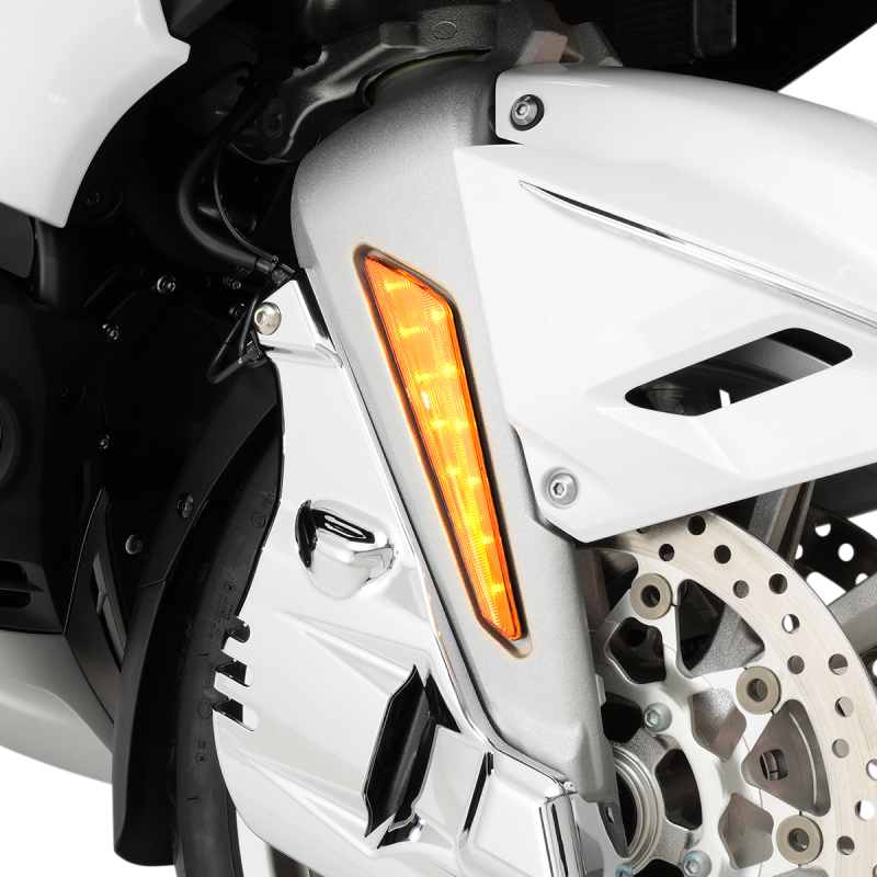SHOW CHROME AMBER LENS MARKER LIGHT SET 52-952A