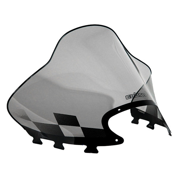 POWERMADD WINDSHIELD MID 16.5" TINT W/BK CHECK 12530