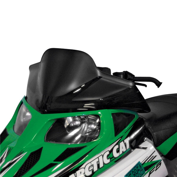 POWERMADD WINDSHIELD LOW 12" BK W/BK GRAP A/C 12915