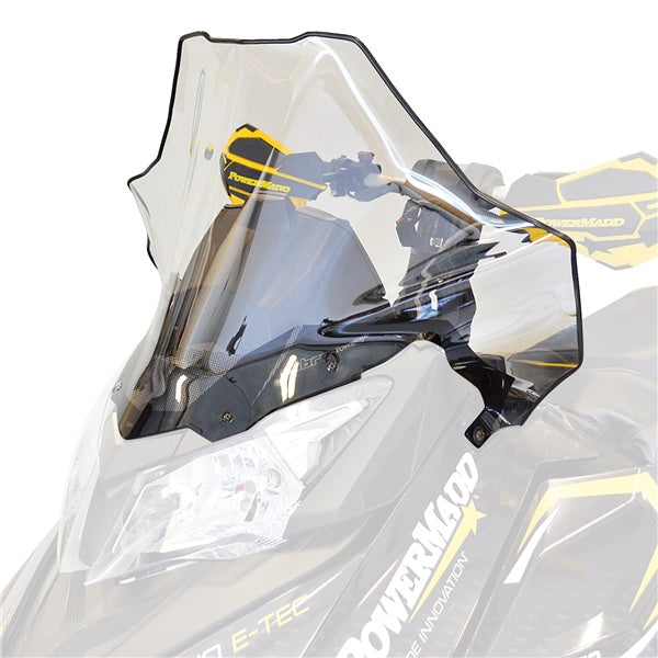 POWERMADD WINDSHIELD MID 17" TINT W/BK FADE 13530