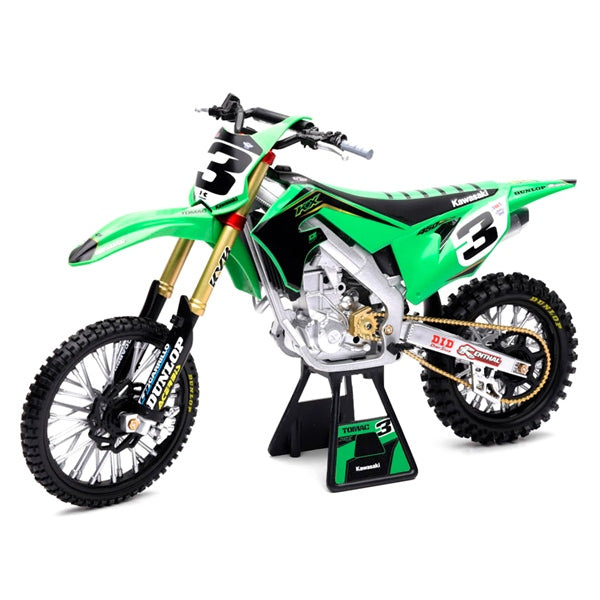 NEW RAY TOYS SCALE MODEL 1:6 2019 KAWA KX450F 49663