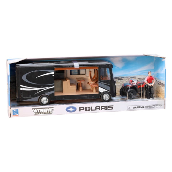 NEW RAY TOYS SCALE MODEL POL SPORTSMAN RV&FIGURE SS-37356