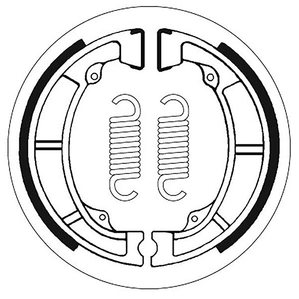SBS BRAKE SHOES WITH SPRINGS KAWASAKI 5192039100