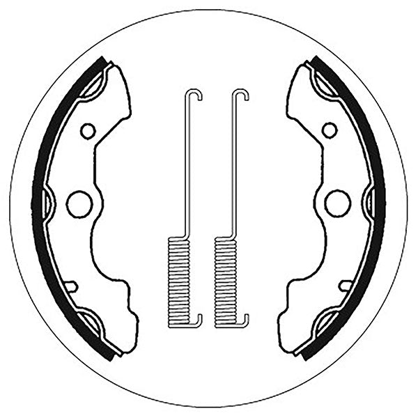 SBS BRAKE SHOES WITH SPRINGS HONDA 5192045100