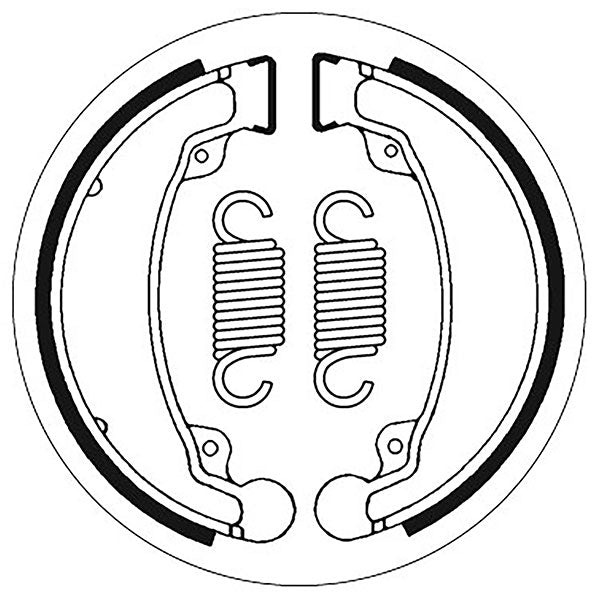SBS BRAKE SHOES WITH SPRINGS HONDA/DAELIM 5192069100