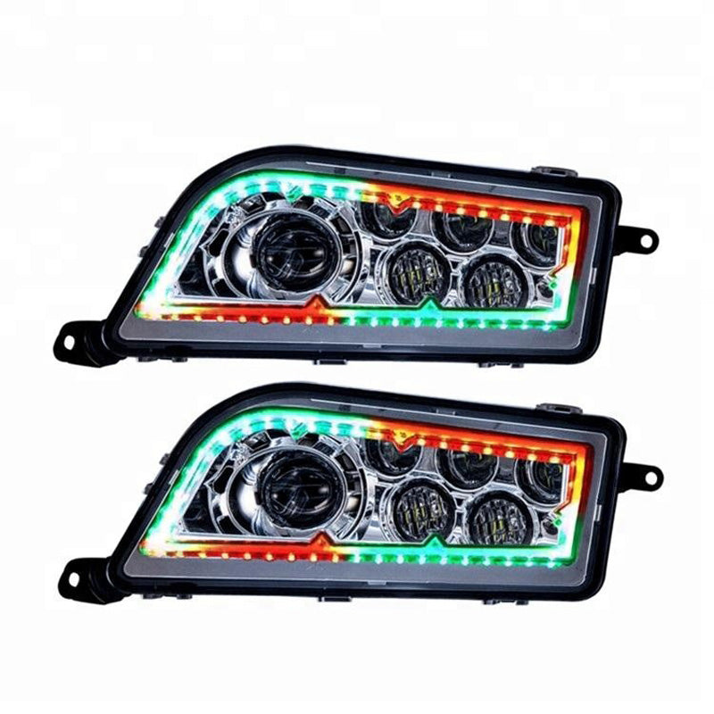 ITL RZR1000 RGB HEADLIGHT KIT CHROME 212031