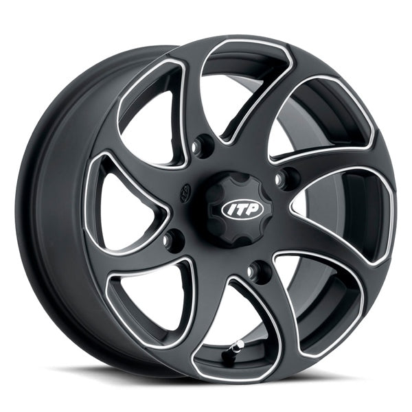 ITP 14X7 4/110 5+2 TWISTER BK WHEEL ITP 1422326727BL