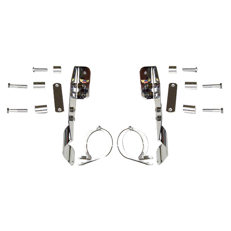 NATIONAL CYCLE CHROME KIT SAME AS KIT BG FOR WIDE SHIELDS KIT-BH