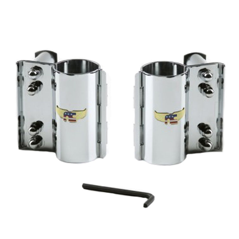 NATIONAL CYCLE CHROME KIT SAME AS CJA FOR WIDE SHIELDS KIT-CJB